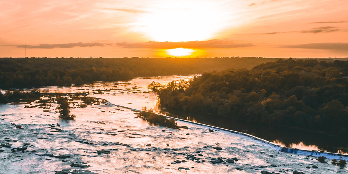 James River Sunset